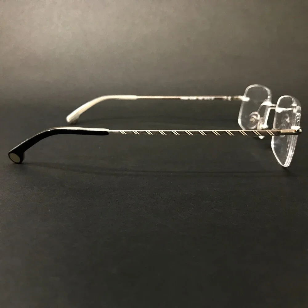 Brooks Brothers Eyeglasses Frames BB495T 1558T Silver Square 52-18-140